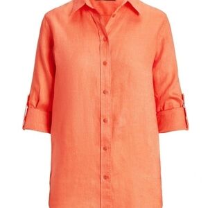 Ralph Lauren Black Label 1x T 100% Linen Shirt